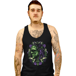 Daily_Deal_Shirts Tank Top, Unisex / Small / Black The Lonely Monster