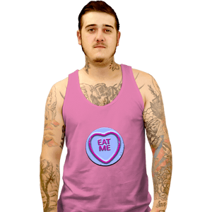 Secret_Shirts Tank Top, Unisex / Small / Pink Eat Me