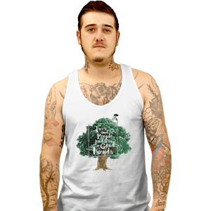 Shirts Tank Top, Unisex / Small / White Tree