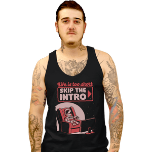 Secret_Shirts Tank Top, Unisex / Small / Black Streaming Astronaut