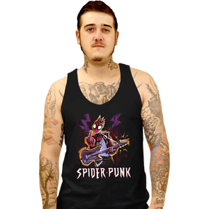 Secret_Shirts Tank Top, Unisex / Small / Black The Spider Punk