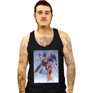 Secret_Shirts Tank Top, Unisex / Small / Black Wing Zero Painting