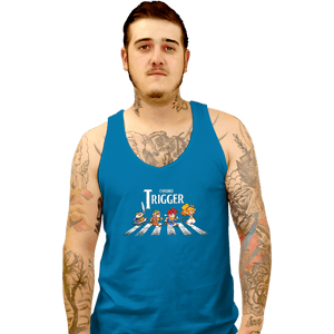 Secret_Shirts Tank Top, Unisex / Small / Sapphire Chrono Road