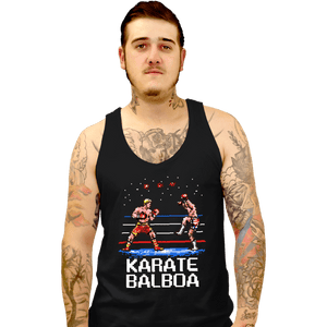 Secret_Shirts Tank Top, Unisex / Small / Black Karate Balboa