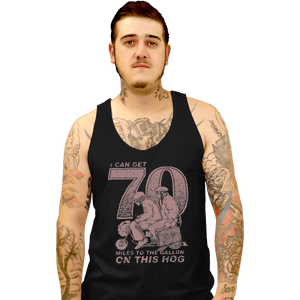 Shirts Tank Top, Unisex / Small / Black Hog