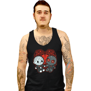 Daily_Deal_Shirts Tank Top, Unisex / Small / Black Pinhead Love