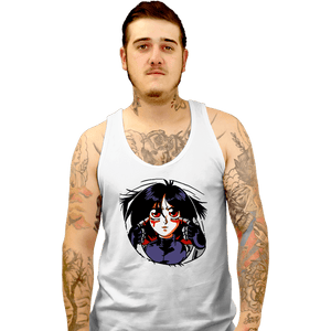 Shirts Tank Top, Unisex / Small / White Alita