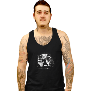 Shirts Tank Top, Unisex / Small / Black Moonlight Samurai