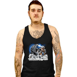 Secret_Shirts Tank Top, Unisex / Small / Black Godzilla V Megazord