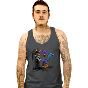 Secret_Shirts Tank Top, Unisex / Small / Charcoal The Shining Cartoon