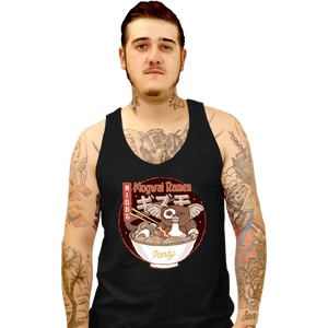 Shirts Tank Top, Unisex / Small / Black Mogwai Night Ramen