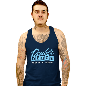 Secret_Shirts Tank Top, Unisex / Small / Navy Double Deuce!