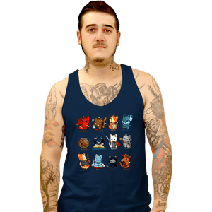 Secret_Shirts Tank Top, Unisex / Small / Navy Roleplay Cats