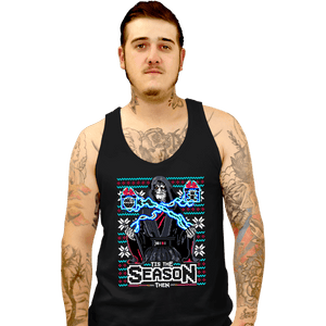 Daily_Deal_Shirts Tank Top, Unisex / Small / Black Tis The Season Then