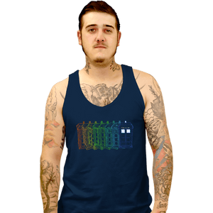 Secret_Shirts Tank Top, Unisex / Small / Navy Trails