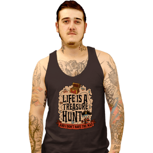 Secret_Shirts Tank Top, Unisex / Small / Black Treasure Hunt