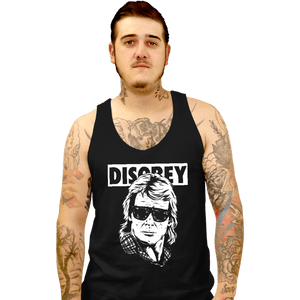 Shirts Tank Top, Unisex / Small / Black They Disobey