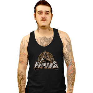 Daily_Deal_Shirts Tank Top, Unisex / Small / Black Silent Hill Pyramids