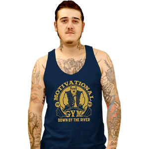 Secret_Shirts Tank Top, Unisex / Small / Navy Foley's Gym