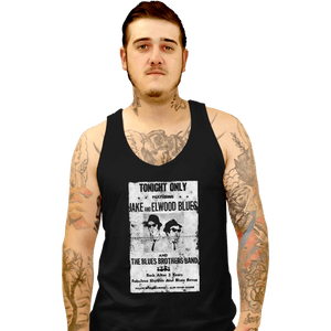 Secret_Shirts Tank Top, Unisex / Small / Black Gig Poster