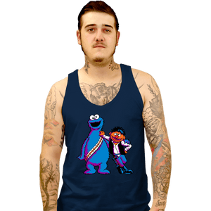 Secret_Shirts Tank Top, Unisex / Small / Navy Scruffy Looking Smugglers!