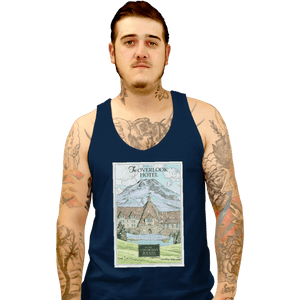 Shirts Tank Top, Unisex / Small / Navy Stay at the Overlook Hotel