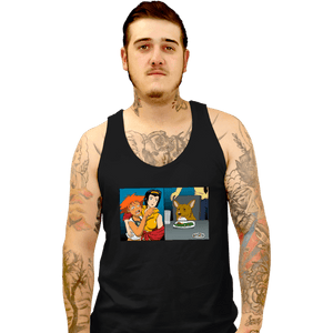 Secret_Shirts Tank Top, Unisex / Small / Black Women Yelling At Data Dog