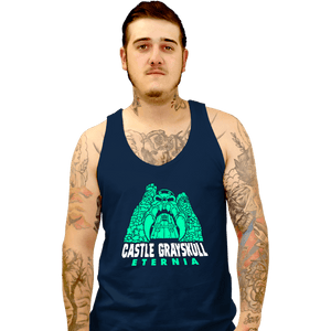 Secret_Shirts Tank Top, Unisex / Small / Navy Grayskull