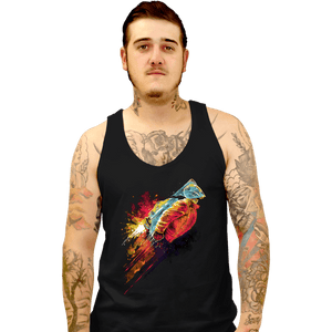 Secret_Shirts Tank Top, Unisex / Small / Black Human Rocket