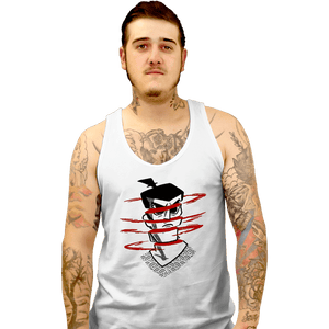 Shirts Tank Top, Unisex / Small / White Samura Slash