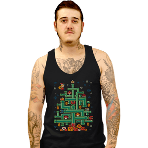 Secret_Shirts Tank Top, Unisex / Small / Black It's A Tree, Mario!