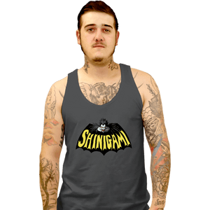 Shirts Tank Top, Unisex / Small / Charcoal Bat Shinigami