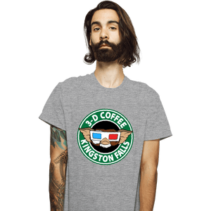 Secret_Shirts T-Shirts, Unisex / Small / Sports Grey Kingston Falls 3D Coffee