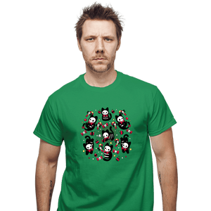 Daily_Deal_Shirts T-Shirts, Unisex / Small / Irish Green Creepy Xmas Kittens
