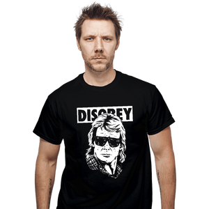 Secret_Shirts T-Shirts, Unisex / Small / Black Live To Disobey