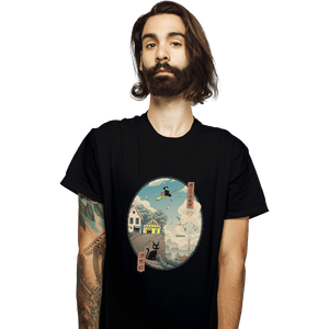 Shirts T-Shirts, Unisex / Small / Black Ukiyo-e Delivery