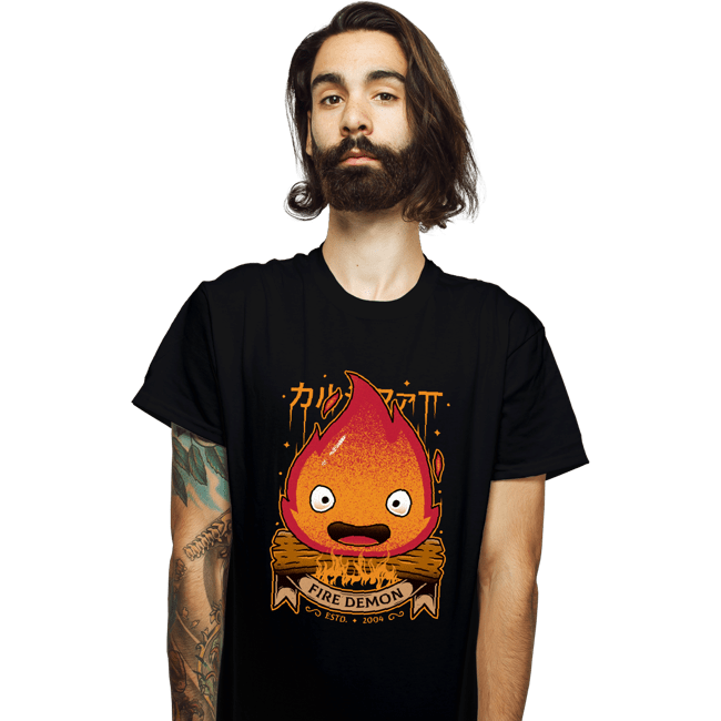 Shirts T-Shirts, Unisex / Small / Black The Fire Demon