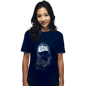 Shirts T-Shirts, Unisex / Small / Navy Beer Brain