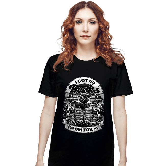 Secret_Shirts T-Shirts, Unisex / Small / Black Cat, Witch, Books.