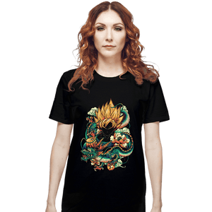 Secret_Shirts T-Shirts, Unisex / Small / Black Colorful Dragon.