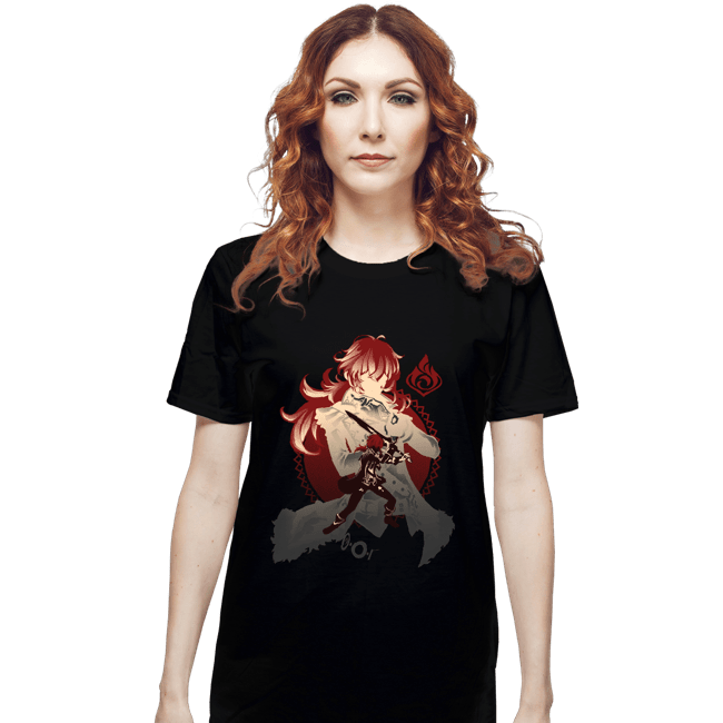 Shirts T-Shirts, Unisex / Small / Black Dark Side of Dawn Diluc