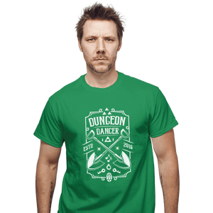 Shirts T-Shirts, Unisex / Small / Irish Green Dungeon Dancer