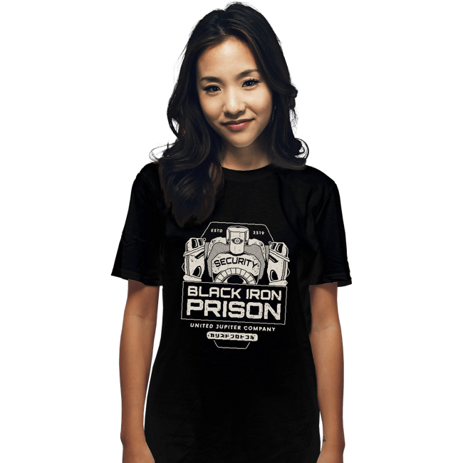 Shirts T-Shirts, Unisex / Small / Black Prison Security Robots