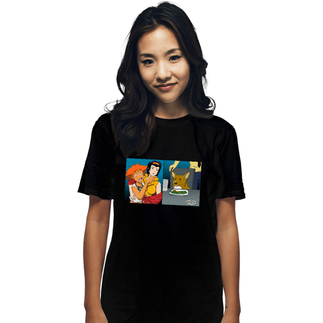 Secret_Shirts T-Shirts, Unisex / Small / Black Women Yelling At Data Dog