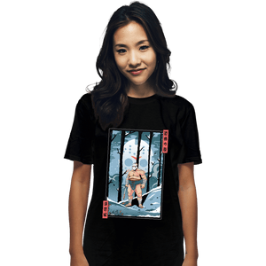 Secret_Shirts T-Shirts, Unisex / Small / Black Fright Night Sumo Ukiyo-e Jason