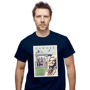 Shirts T-Shirts, Unisex / Small / Navy Explore Pawnee