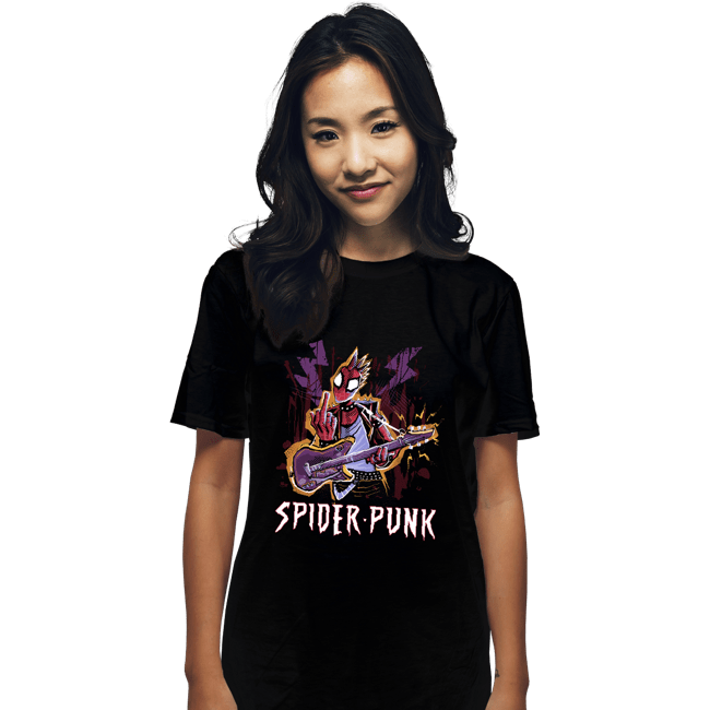 Secret_Shirts T-Shirts, Unisex / Small / Black The Spider Punk