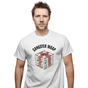 Shirts T-Shirts, Unisex / Small / White Gangster Wrap