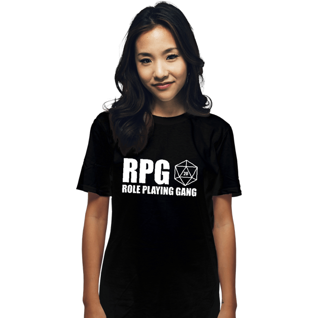 Shirts T-Shirts, Unisex / Small / Black Role Playing Gang