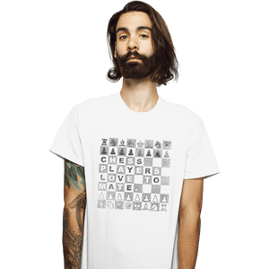 Shirts T-Shirts, Unisex / Small / White Chess Players Love to Mate